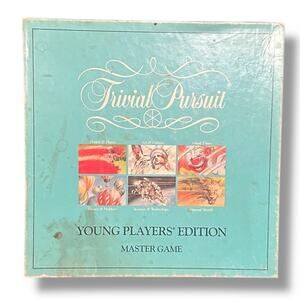 Vintage 1984 Trivial Pursuit Young Players Edition Master Game